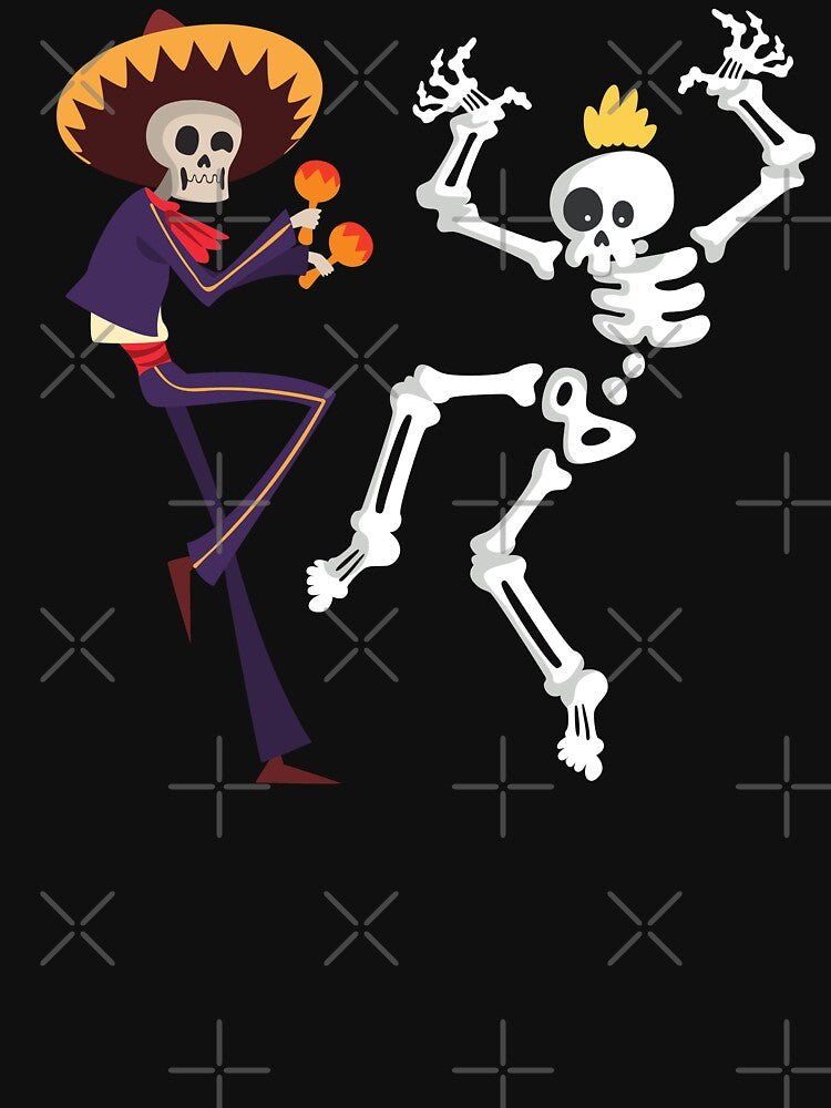 Halloween Party Dancing Skeleton, Funny Skeletons dancing, Halloween Party Dancing Skeleton, Day Of The Dead by llon