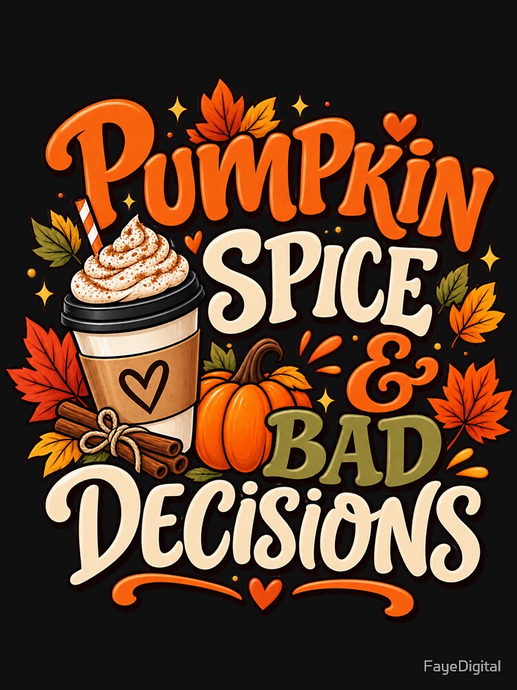 Pumpkin Spice & Bad Decisions by FayeDigital