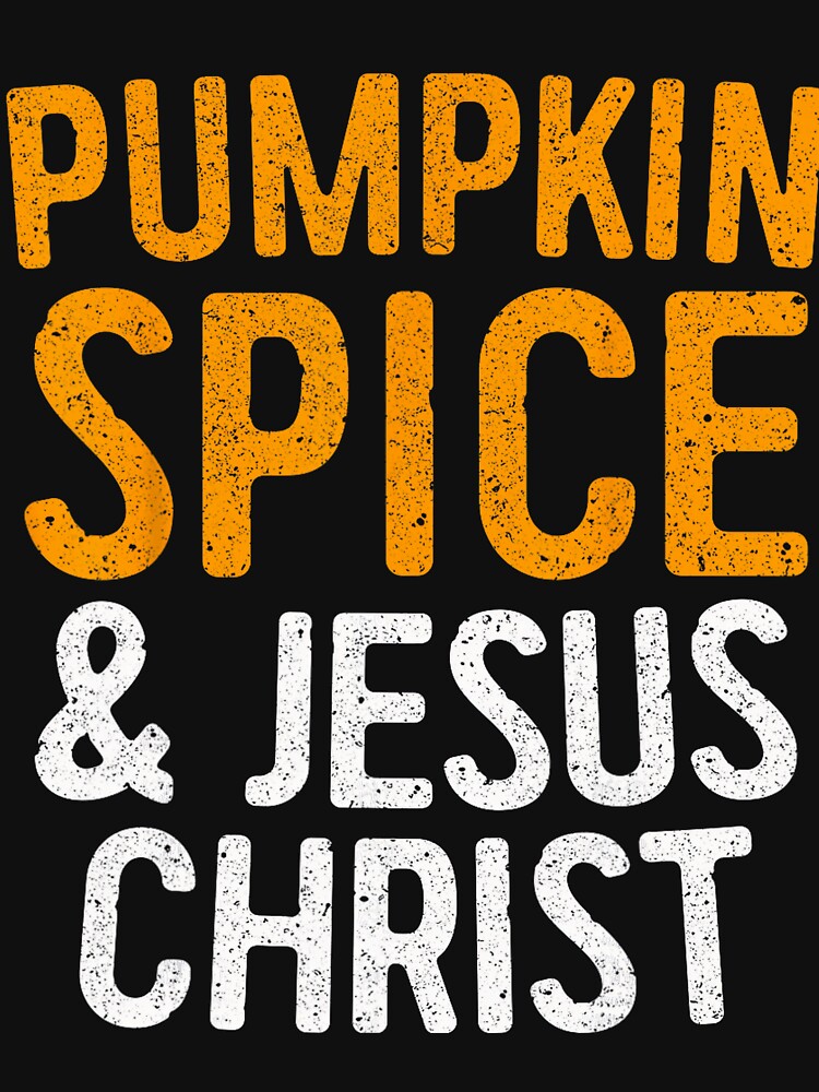 Pumpkin Vintage Christmas Classic Christ Jesus and Spice Funny Retro by JamieFmorriSS