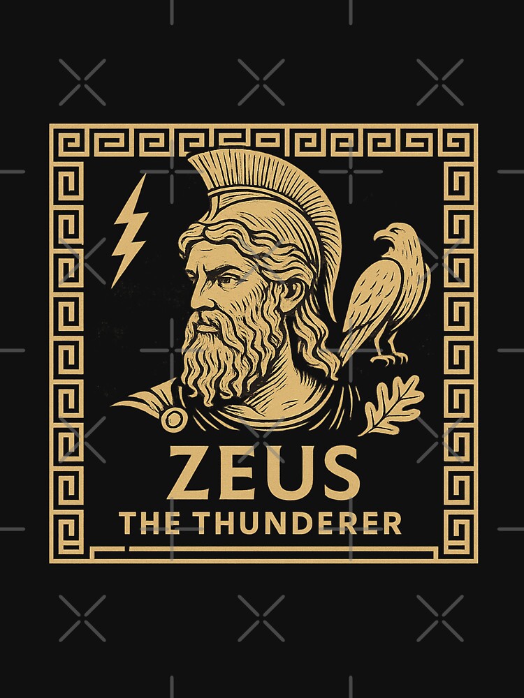 Zeus—The Thunderer | Greek Mythology Tarot Card by Bratak