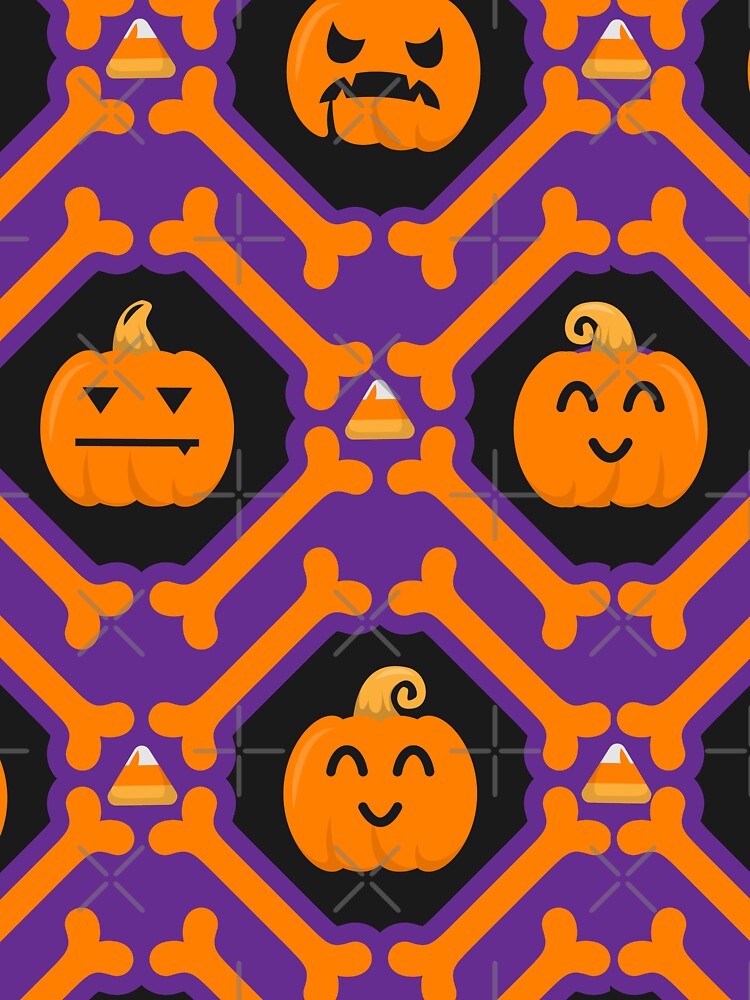 Pattern Halloween Pumpkin by risingrocket