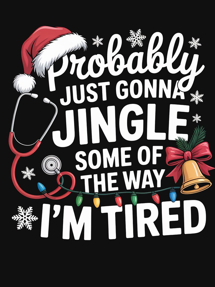Probably Just Gonna Jingle Some Of The Way Christmas Nurse by AnixieArtFun