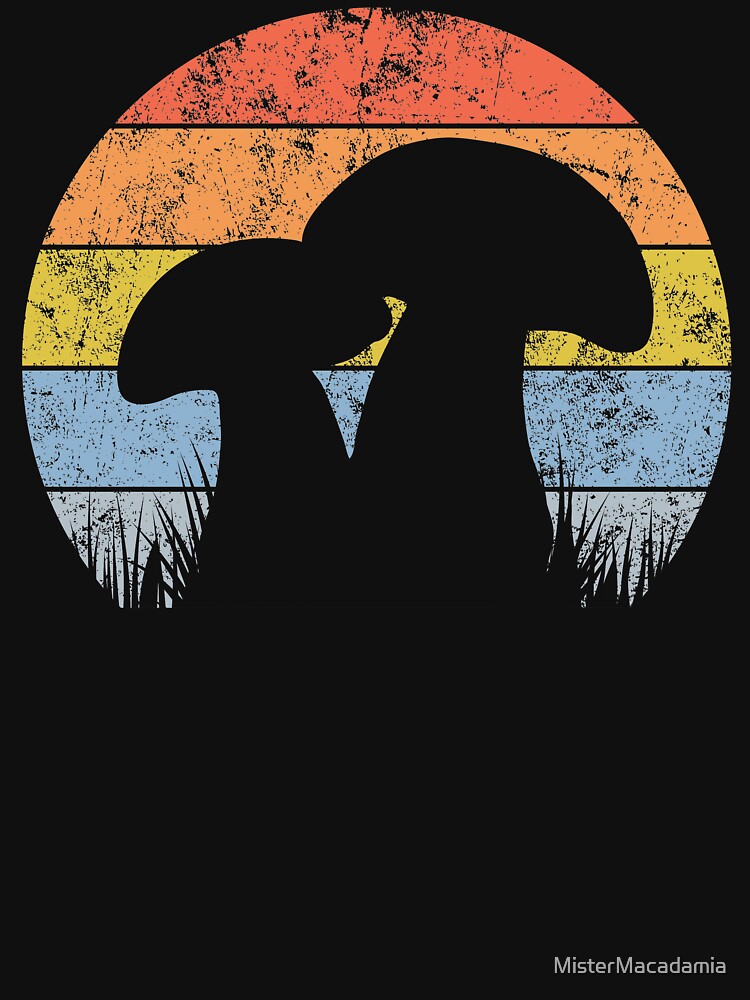 Mushroom mushroom picker retro by MisterMacadamia