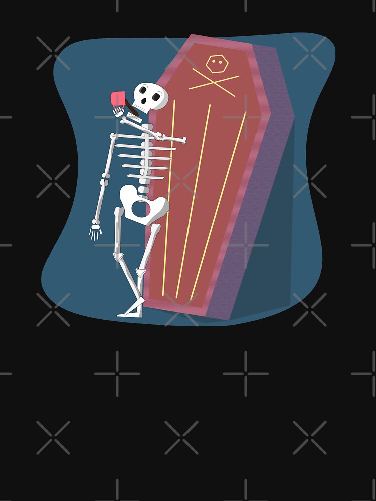 Skeleton drinking Coffee by CoffeeTheorist