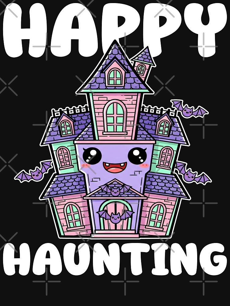 HAPPY HAUNTING - HAUNTED HOUSE HALLOWEEN by KEF Custom