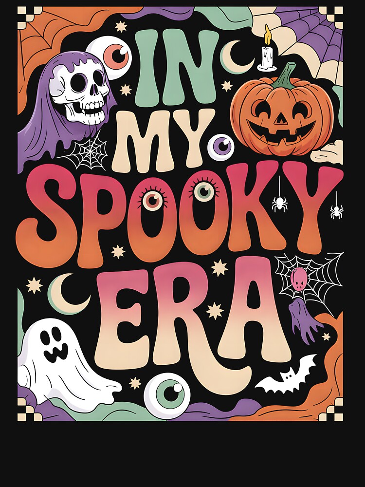 Groovy In My Spooky Era Cute Ghost Halloween Costume Girl Women by DIT-Artis