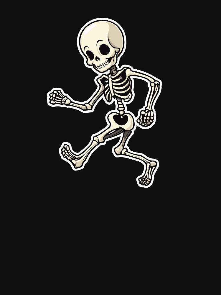 A dancing skeleton by HaloPumpkin