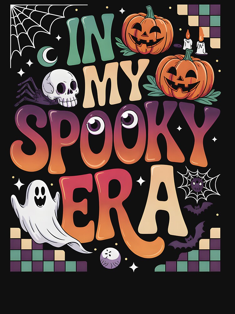Groovy In My Spooky Era Spooky Season Ghost Halloween Costume Girl Women by DIT-Artis