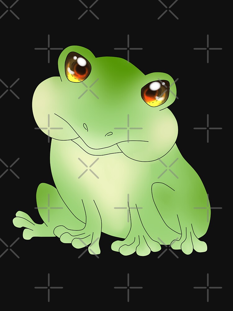 Cute Green Frog by Tuttibird
