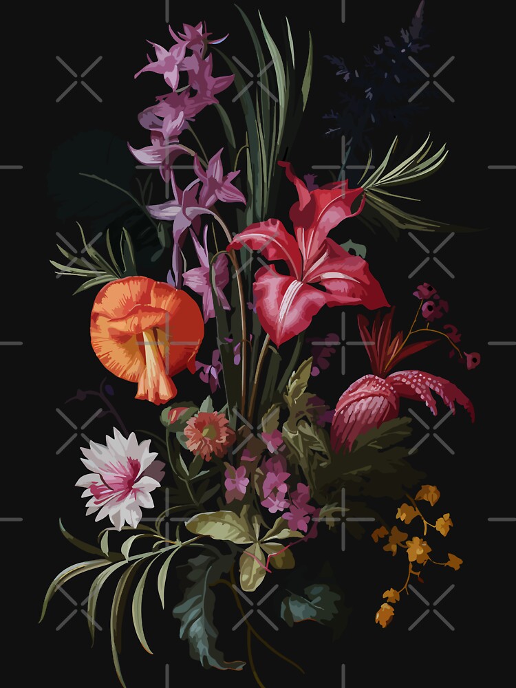 Colorful Vintage Botanical by Enyr