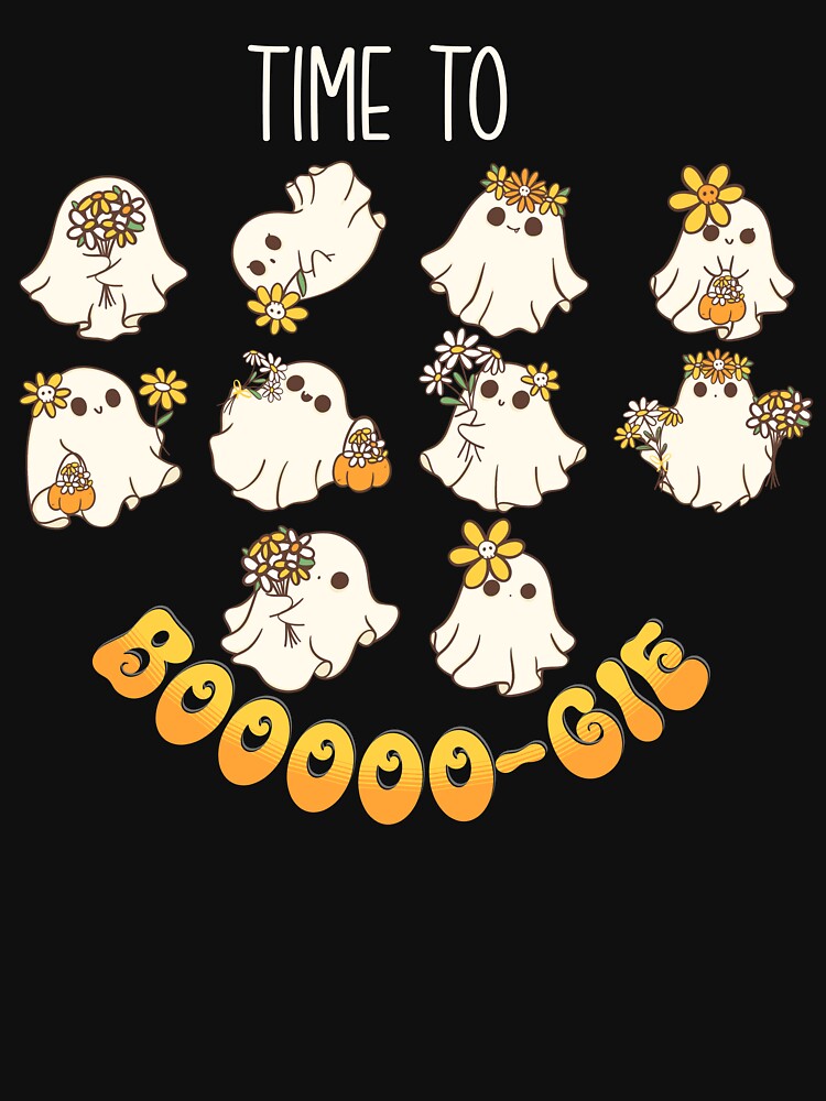Halloween Ghosts Retro Spooky October Teacher by ShoniwDesigns