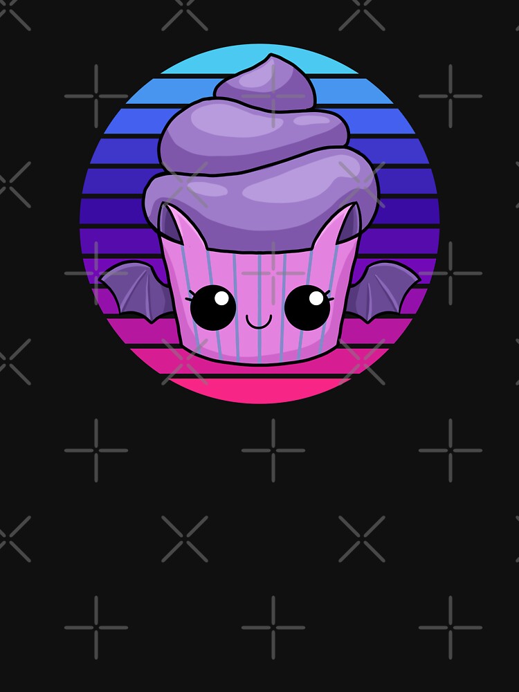 Cute Bat Cupcake Pastel Goth by Rev-Style