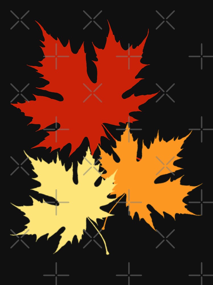 Colorful Autumn Leaf Pattern by UnhingedBird