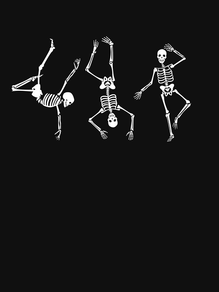 Breakdancing Skeletons Halloween Break Dancing Skeleton Gear by DynamicDesign
