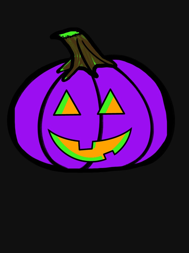 Vintage Look Purple Halloween Pumpkin by kybrowncoat