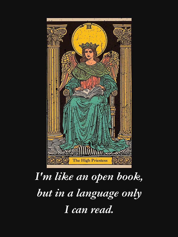 Mystical High Priestess Tarot Card Design | Blk Moon Shop by BlkMoonShop