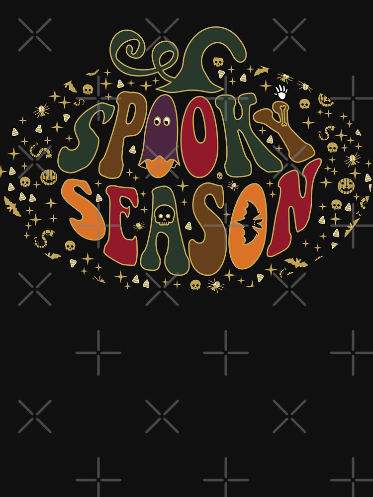 Spooky Season: Halloween Elements Pumpkin & more by Happy Puppy Print On Demand