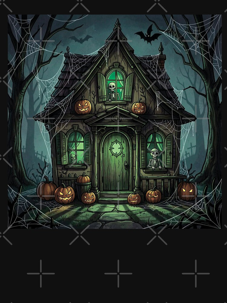 A spooky house of skeletons. by MagelliShop