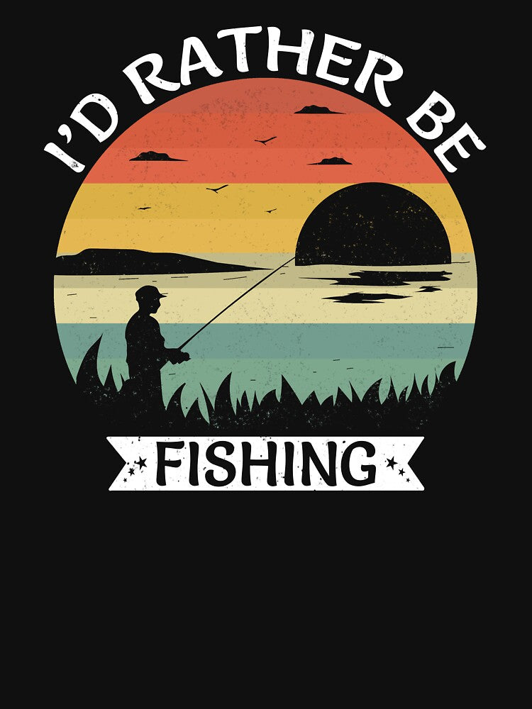 I’d Rather Be Fishing Lake Life by GetGoodFit