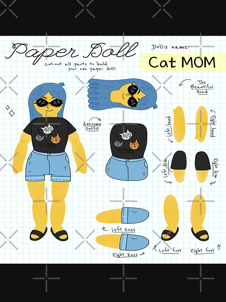 CAT MOM  DOLL by RetroPlaceee