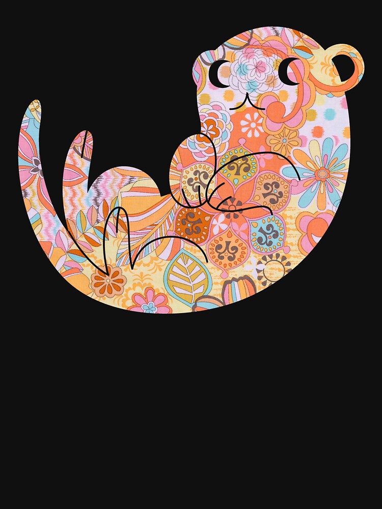 Otter Floral by 37jlee