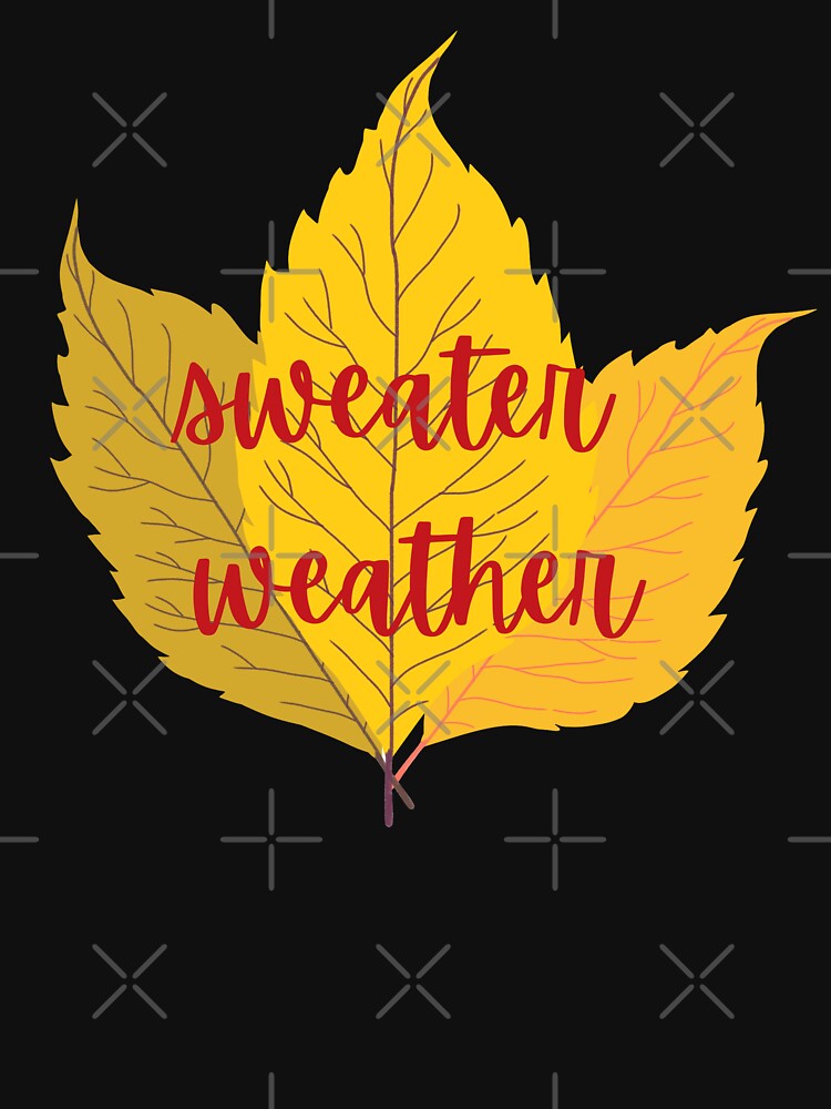 Vibrant Yellow Autumn Leaf Text Design by Artistic  Touch