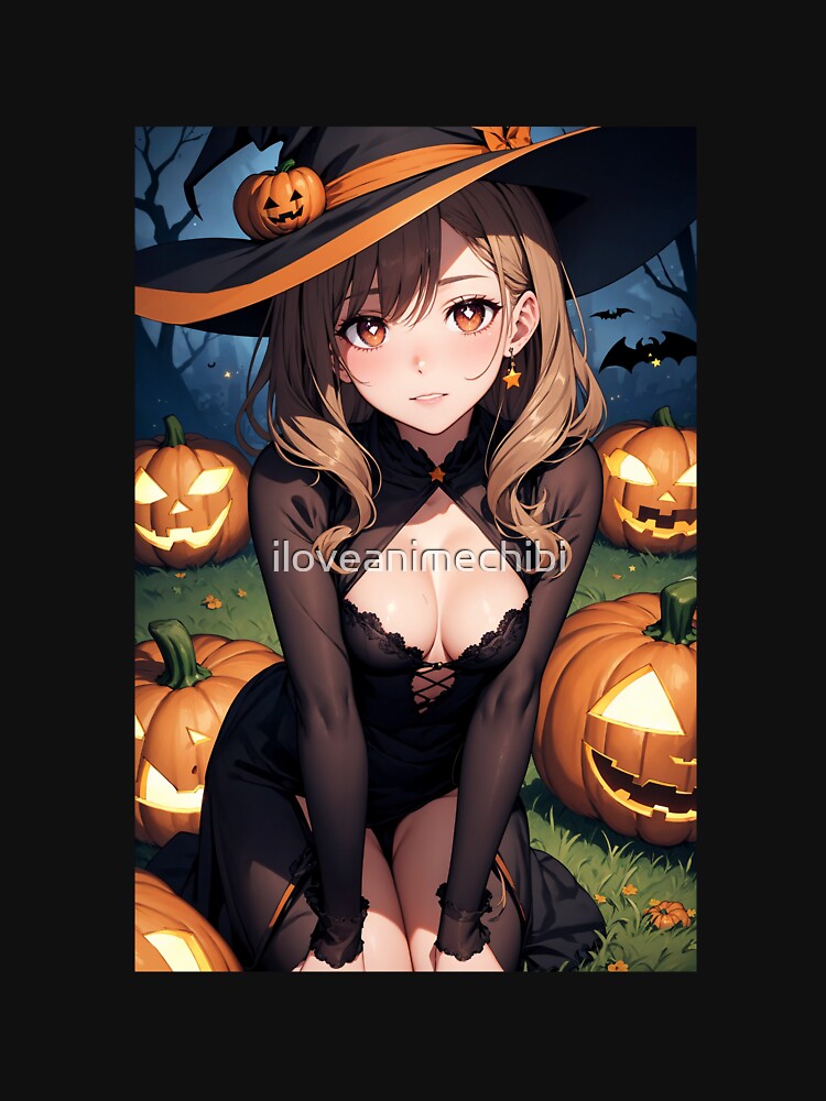 Cute Halloween Anime Girl #6 by iloveanimechibi