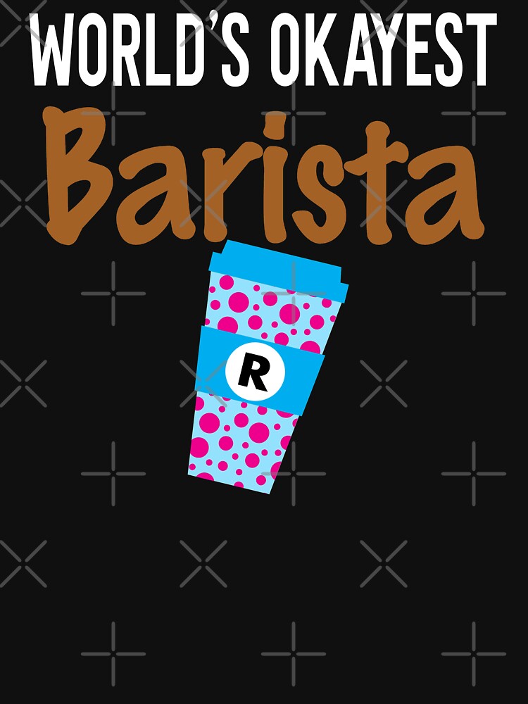 World's Okayest Barista Monogram R by ZiesMerch