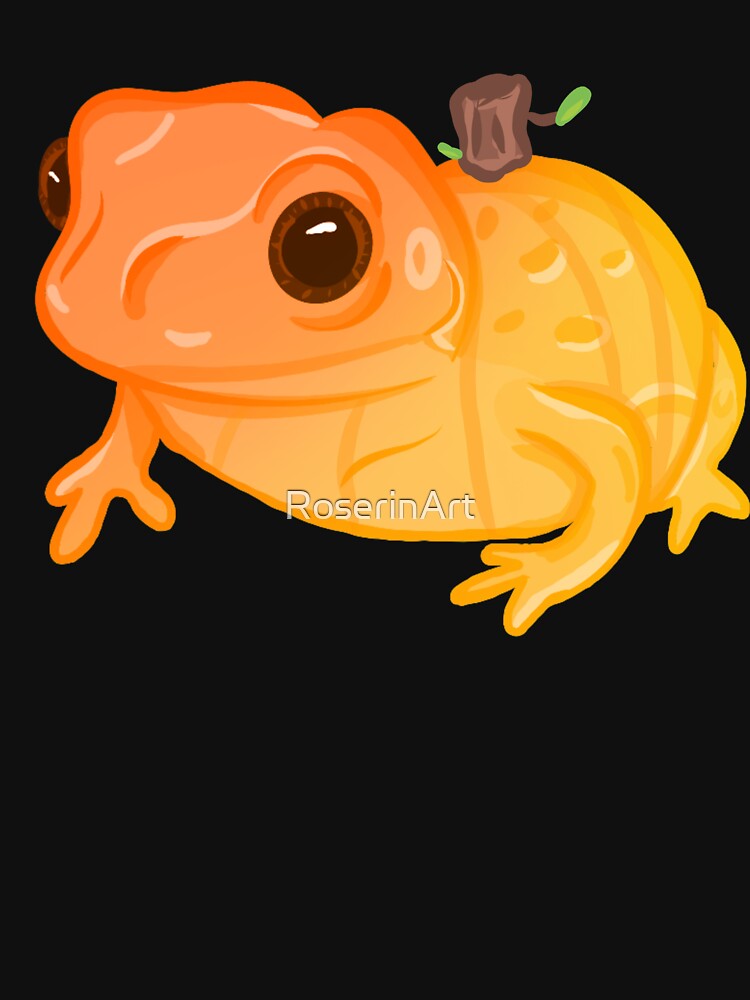 Pumpkin Frog by RoserinArt