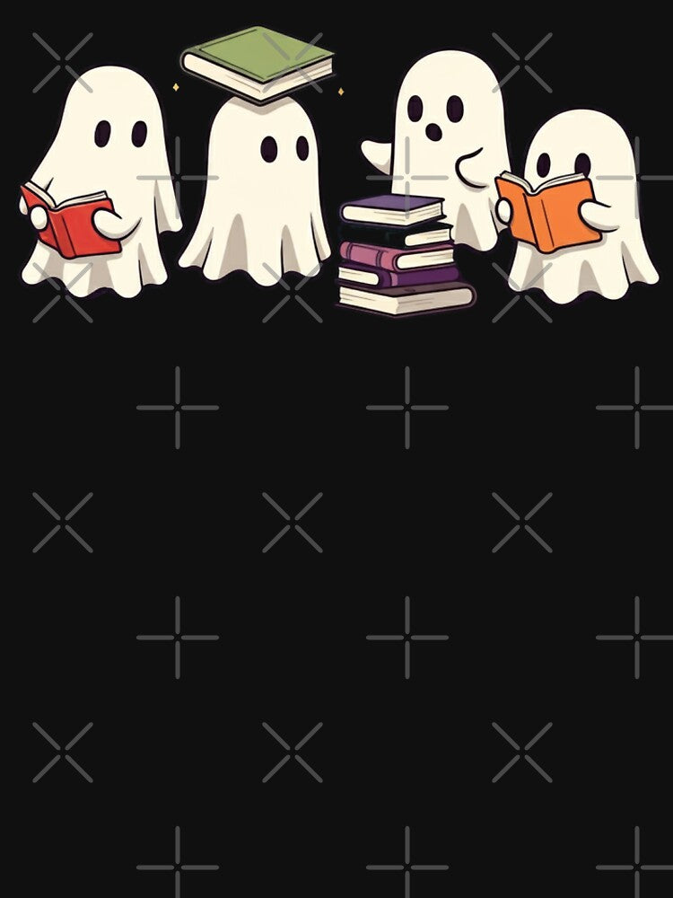 Book Ghosts Halloween Gift by raedattia