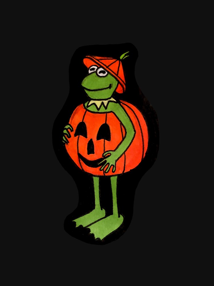 Kermit In a Pumpkin by En Passant