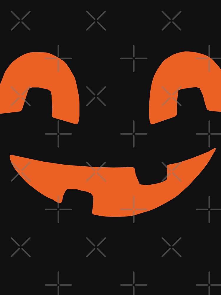 Copy of Halloween Pumpkin funny Face Silhouette by Benomi