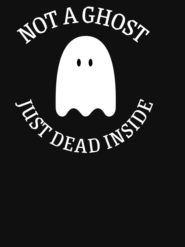 Not a ghost - Funny Halloween by Hoetoons