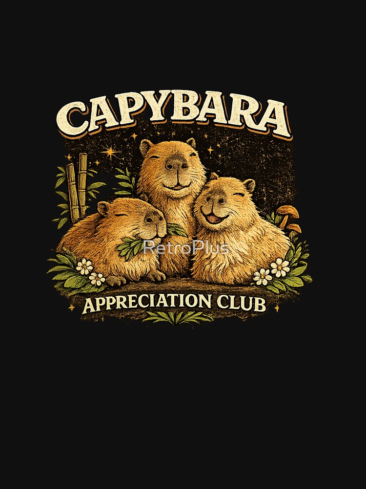 Capybara Appreciation Club by RetroPlus