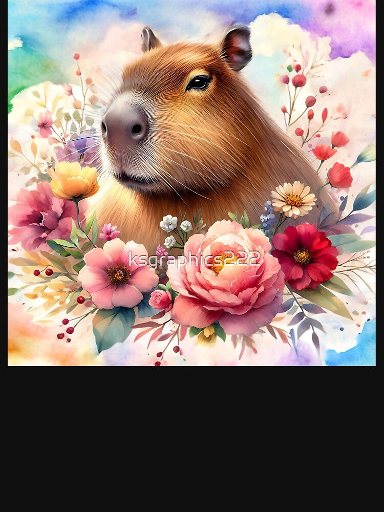 Capybara Art #70 | Capybara Lovers by ksgraphics222