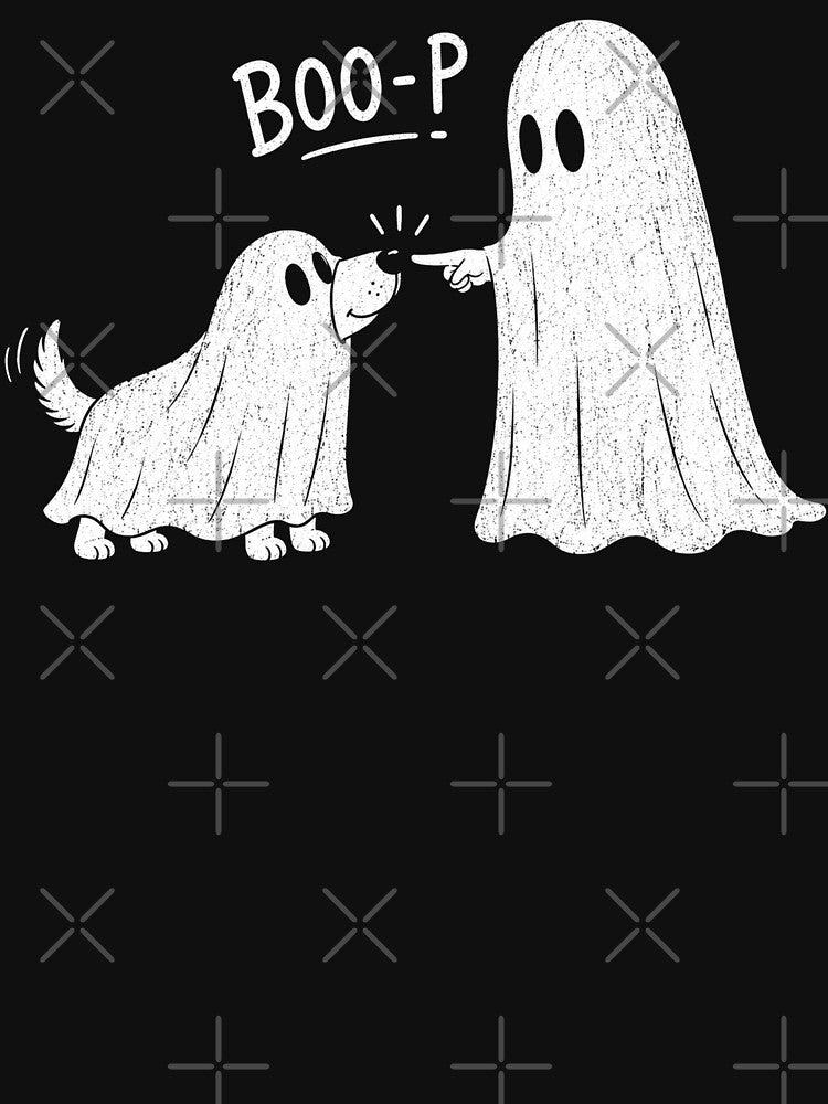Boo Boo-p Dog Ghost Funny Halloween Dog Lovers Dog by will freed18
