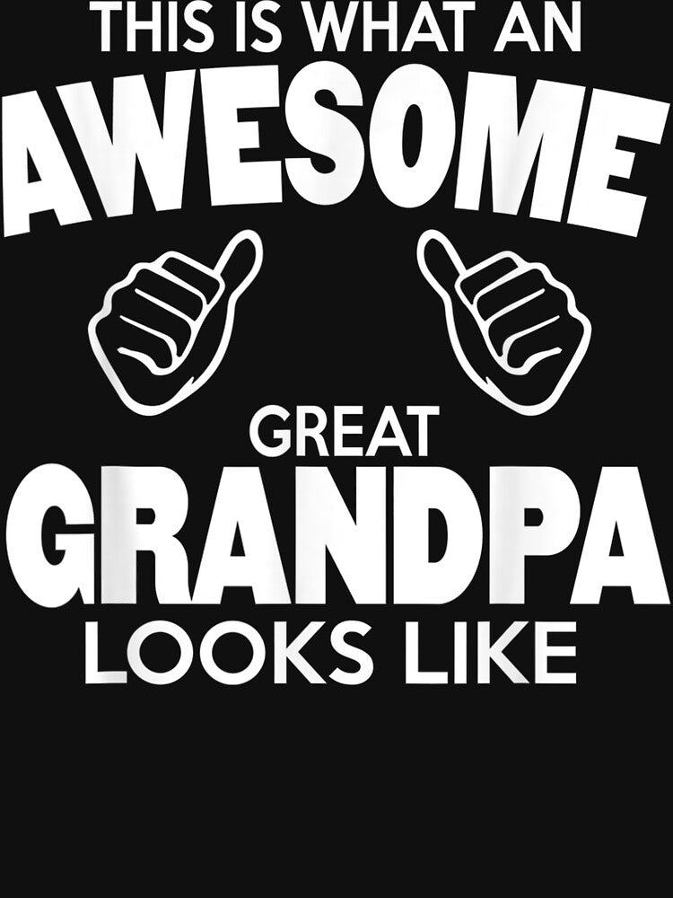 Mens Great Grandpa For An Awesome Great-Grandpa by JWArtStudio