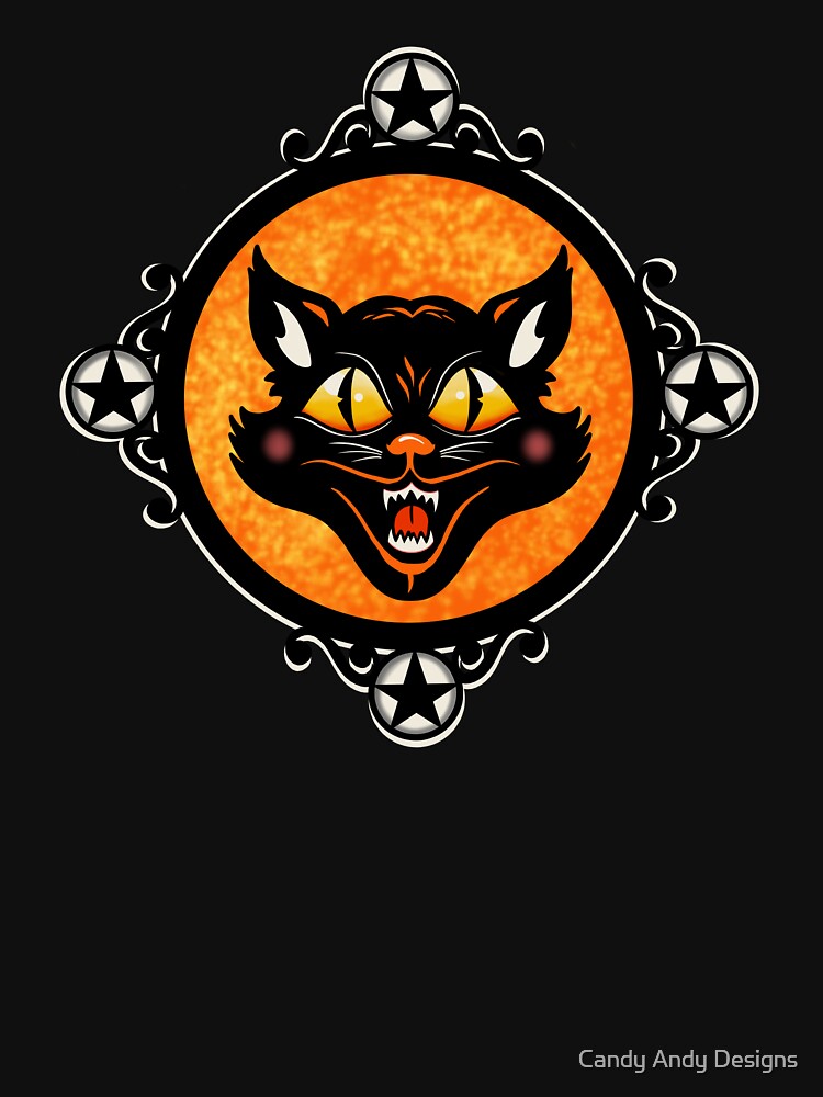 Spooky Cat by Candy Andy Designs