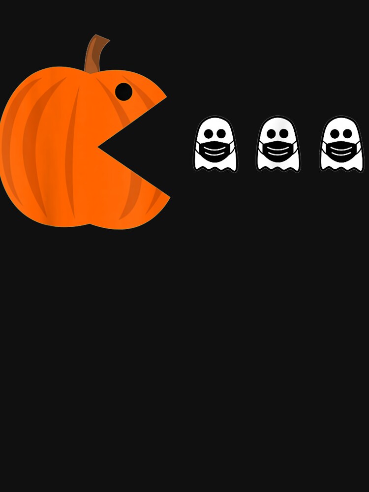 Halloween Pumpkin Eating Ghost Mask by LaThresRice