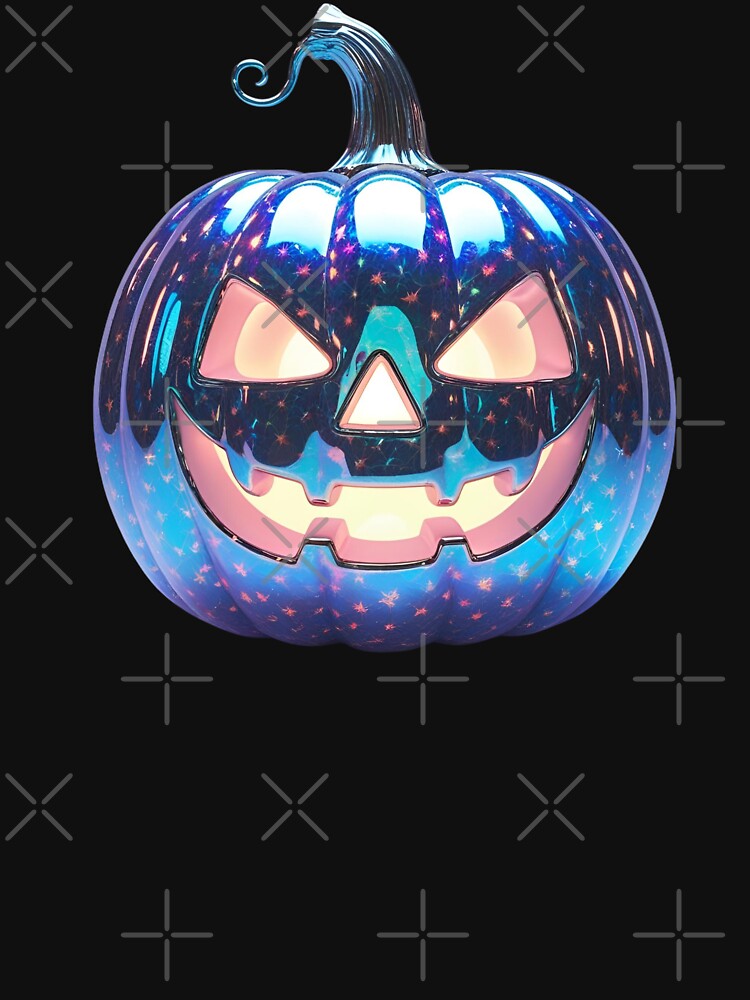 Holographic Jack O' Lantern Pumpkin by sasyall