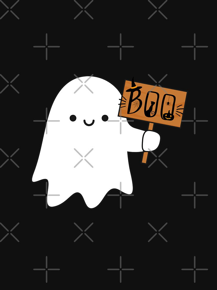 cute ghost book reading  teacher school funny  boo 2023 by FLOWER--ART