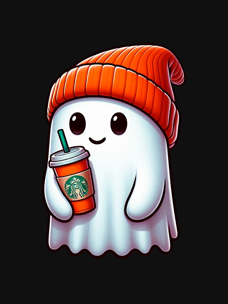 Coffee ghost by Halloween  Time