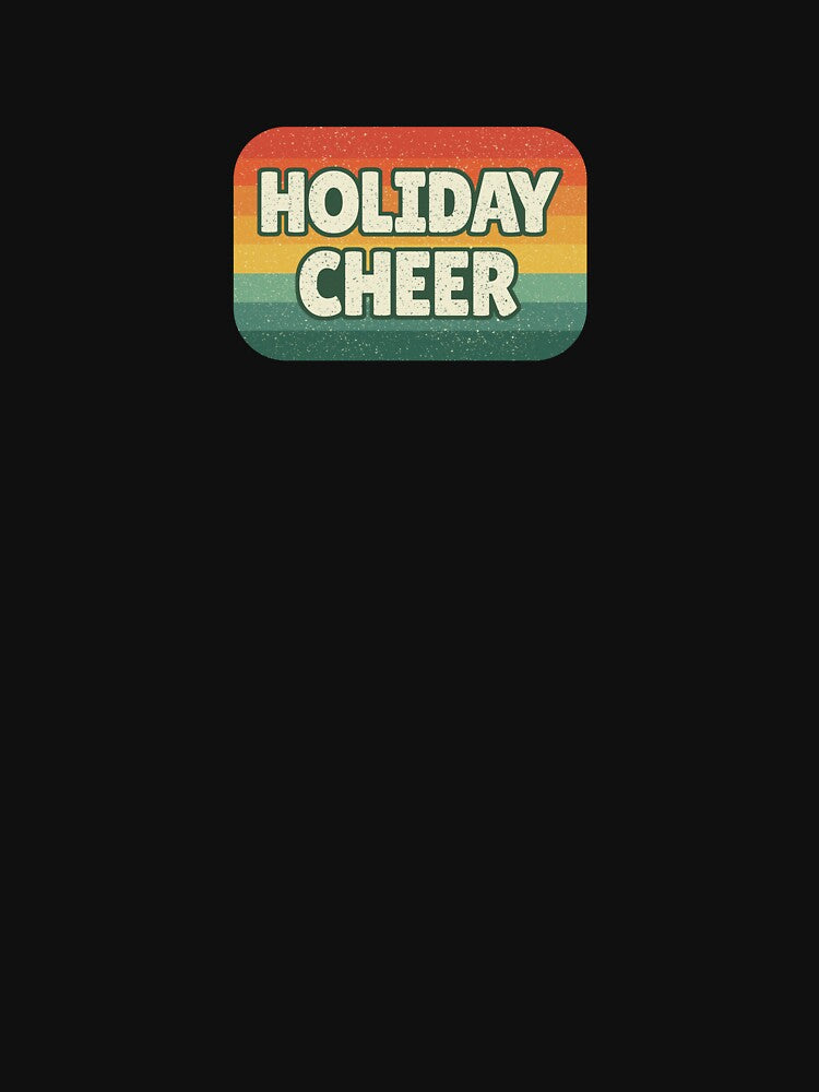 Holiday Cheer – Retro Vintage Christmas Typography by Kewessthetic