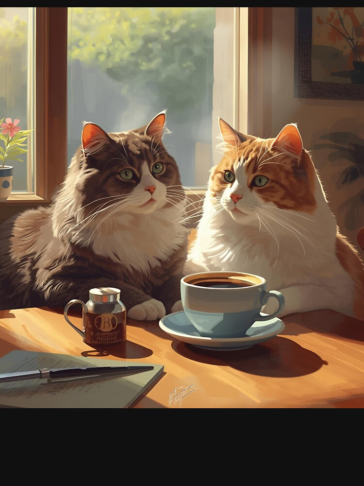 Coffee & Cats by MysticOMG