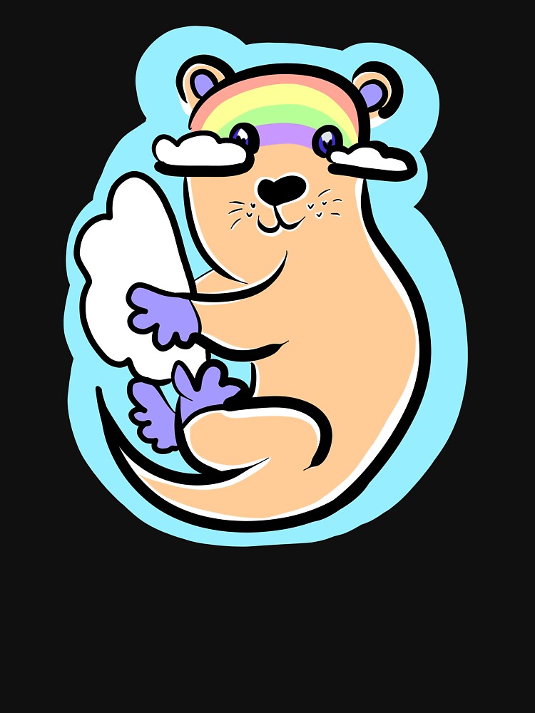 Rainbow Otter by HugSomeNettles
