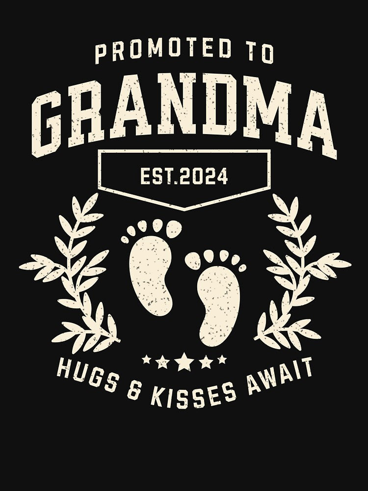 Promoted To Grandma 2024 Soon To Be by onthemovedesign