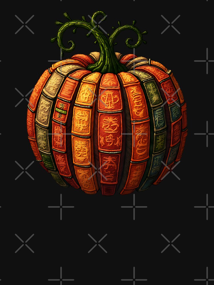 Fall Book Pumpkin Pumpkin Book Spooky Halloween Design by ArtDesignTp