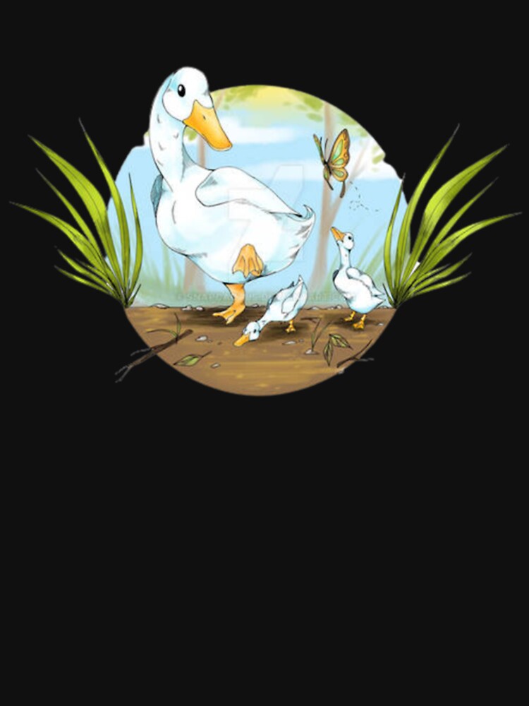 mama duck and her ducklings by EmeraldSho