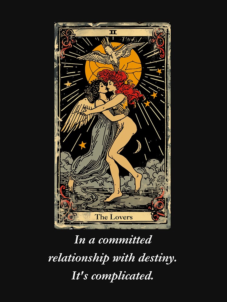 Tarot Card The Lovers Design | Blk Moon Shop by BlkMoonShop