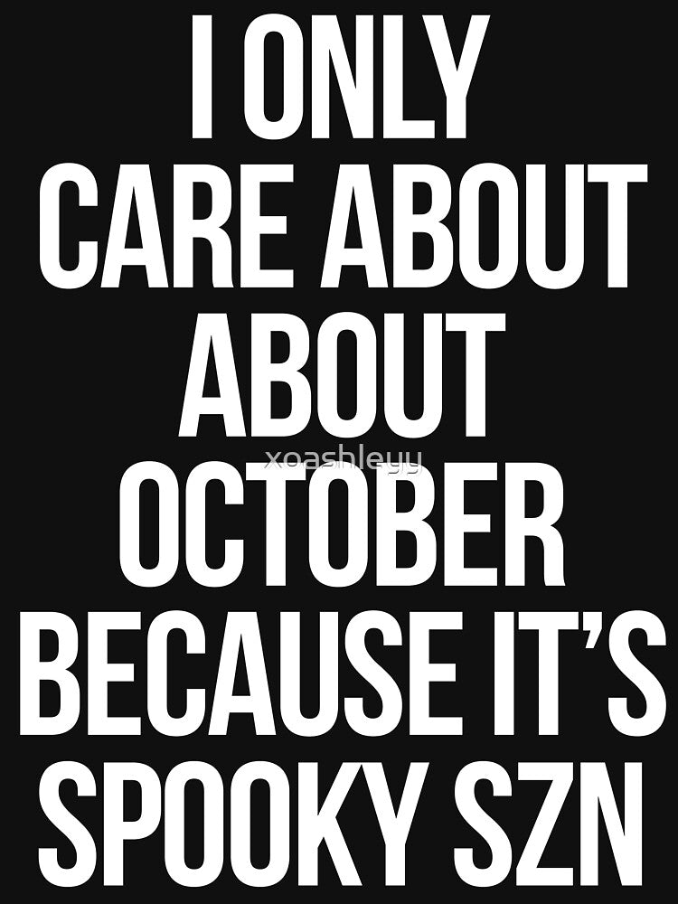 I Only Care About October...-- White by xoashleyy